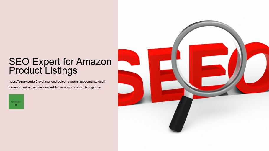 SEO Expert for Amazon Product Listings